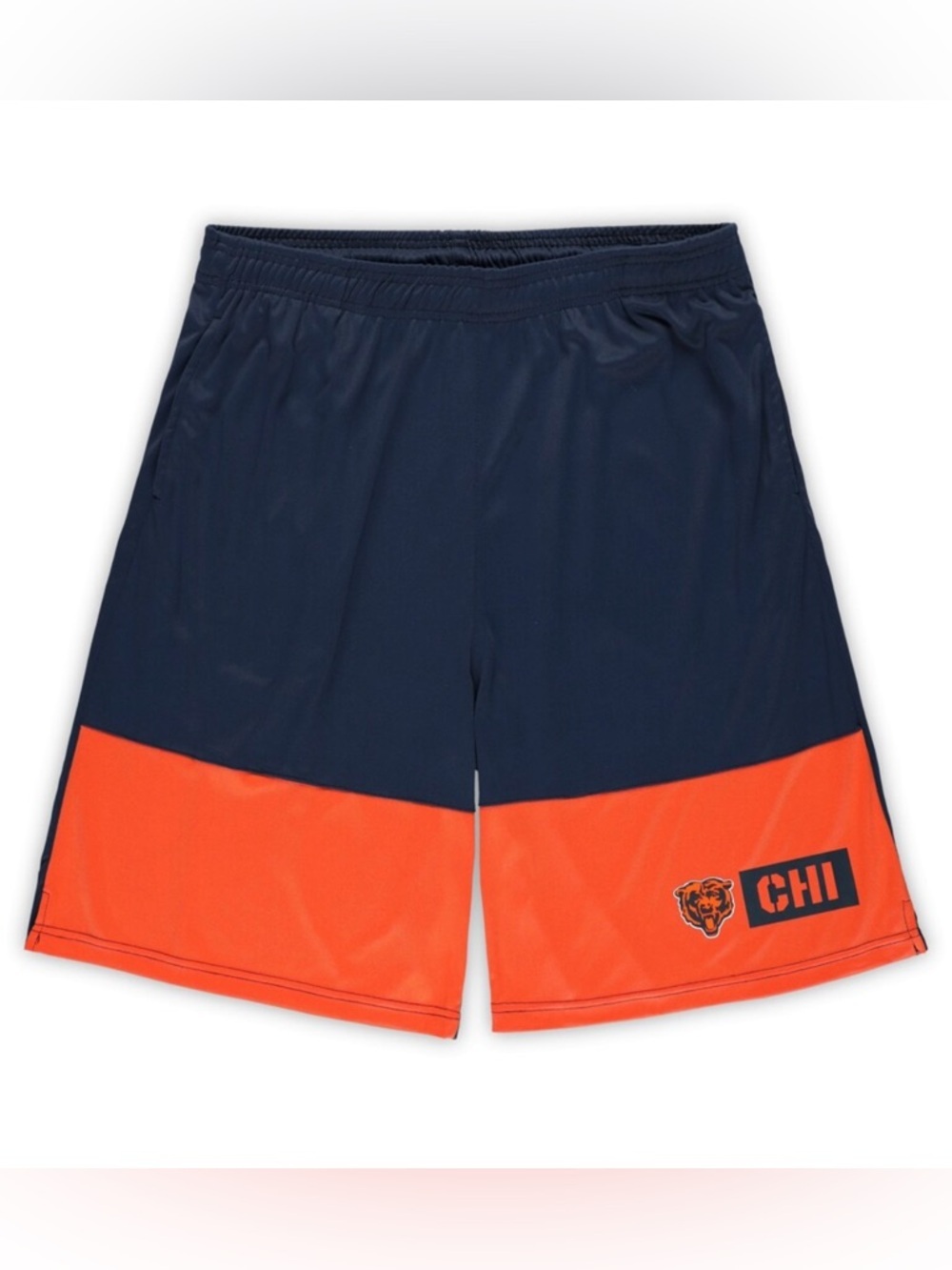 Mens Fanatics NFL Chicago Bears Logo Performance Shorts Fooball Size 2XLT NEW​
